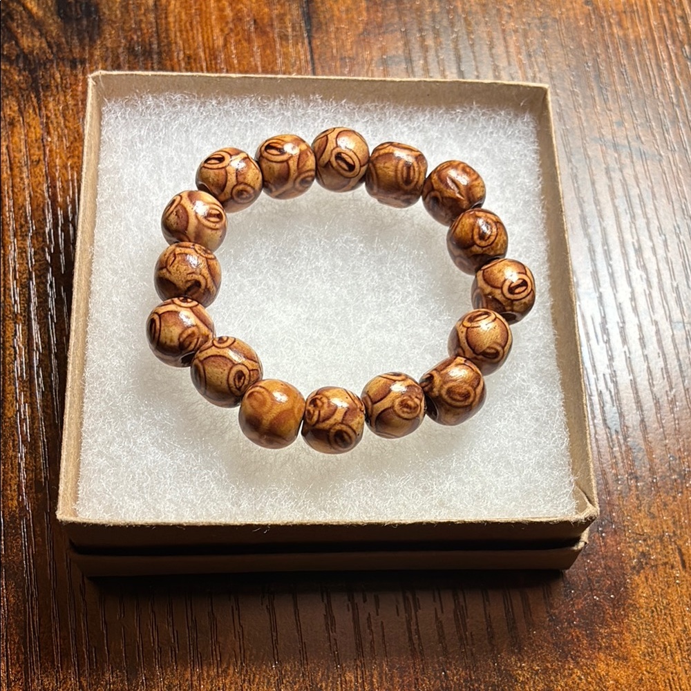 Elegant Brown Beaded Bracelet
